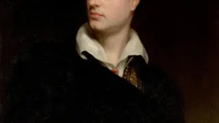 Retrato de Lord Byron, otro de los héroes y soñadores de Villa Diodati.