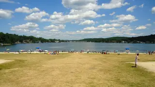 Imagen de un lago de Nueva Jersey.