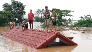 Inundación en Laos