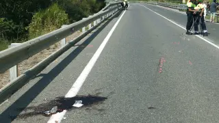 El accidente se produjo sobre las 8.16 de este domingo a la altura del kilómetro 8 de la carretera T-310, a la altura de Montbrió del Camp, en Tarragona.