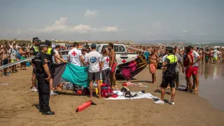 Encuentran el cadáver de un joven de 20 años desaparecido en una playa de Valencia.