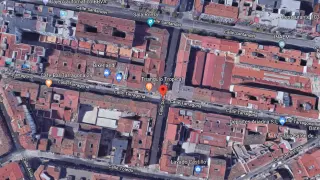 El accidente se produjo en el cruce de la calle Tarragona con la calle Salamanca.
