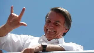 El candidato ultraderechista a presidente de Brasil, Jair Bolsonaro.
