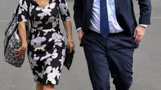 Boris Johnson y su hasta ahora esposa, Marina Wheeler, en una imagen de archivo.