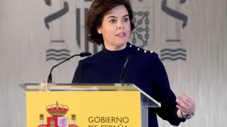 Soraya Sáenz de Santamaría, en una imagen de archivo.