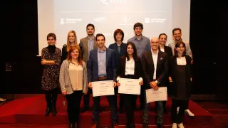 La ganadora y finalistas de la edición 2017 del concurso