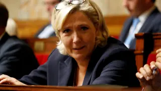 Marine Le Pen, en una imagen difundida este jueves.