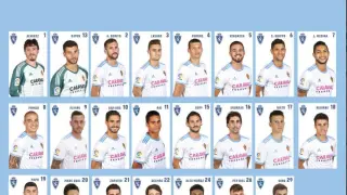 Lista de 23 convocados del Real Zaragoza para jugar ante el Lugo.