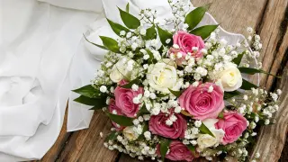 Ramo de flores de una boda.