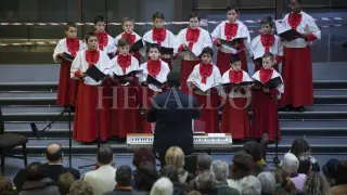 Concierto de Navidad de los infanticos de la basílica del Pilar de Zaragoza en 2015