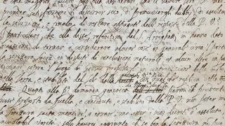 Carta atribuida a Galileo que ha sido hallada en una biblioteca de la Royal Society británica.