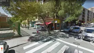 Una imagen de la calle donde se ha producido el accidente, en el barrio de Las Fuentes.