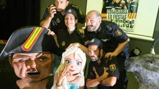 Los actores de 'Comisaría en fiestas', nueva propuesta de Teatro Indigesto.