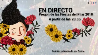 Sigue en directo el pregón de las Fiestas del Pilar en Heraldo.es
