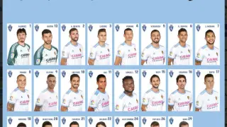 El Real Zaragoza repite ante el Osasuna el modelo de citación con 23 jugadores