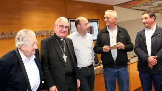 De izquierda a derecha, Calvera, Pérez, Gállego, Sesé y Campo