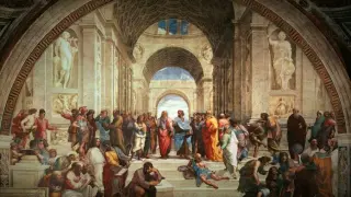 La obra de Escuela de Atenas, de Rafael Sanzio