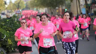 Carrera de la mujer 2018 en Zaragoza.