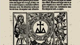 Página de los Fueros del Reino de Aragón, otro libro de gran relevancia impreso en Zaragoza en el siglo XV por Pablo Hurus