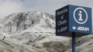 Imágenes de nieve en el Pirineo por la masa de aire polar ártica