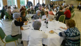 Doscientos mayores se reúnen en Tarazona para finalizar la semana de la tercera edad