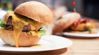 La hamburguesa 'Ibérica' del restaurante  Irreverente