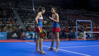Mapi y Majo Sánchez Alayeto, en el torneo de Zaragoza.