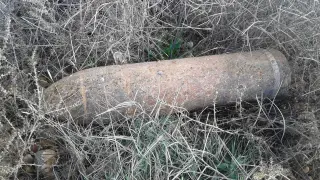 Imagen de archivo de un misil de artillería.