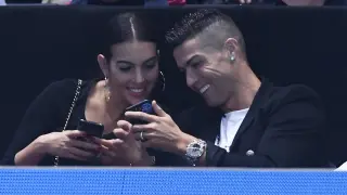 Cristiano Ronaldo y Georgina, en Londres para ver a Djokovic
