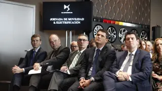 Directivos de PSA y Opel han participado en la inauguración de las instalaciones de DS Store en la carretera de Madrid en Zaragoza