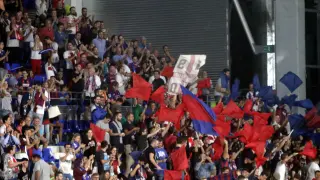 La afición de la SD Huesca da un paso adelante