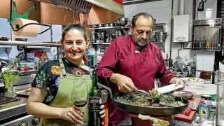 Paula Arto y Antonio Arto en la Escuela Diorrios.