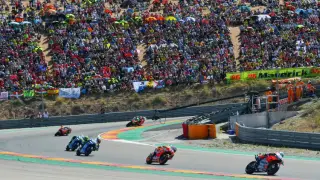 Imagen del pasado Gran Premio de Aragón en septiembre de 2018.