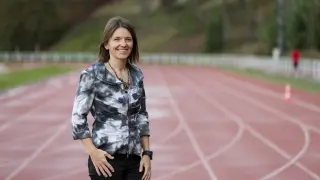 Nuria Garatachea, en las instalaciones del Consejo Superior de Deportes