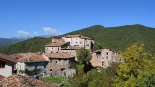 El pueblo de Montanuy, en la Ribagorza, punto de salida y llegada de esta ruta.