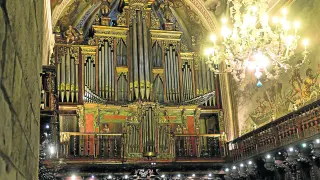 El órgano, ya restaurado, se presentó al público a finales de agosto pasado.
