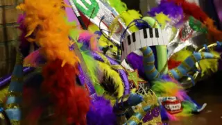Los coloridos disfraces son uno de los símbolos de estas fiestas de San Blas y Santa Águeda.