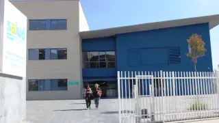 Centro de salud de Fraga, cuya población es atendida en el hospital de Lérida