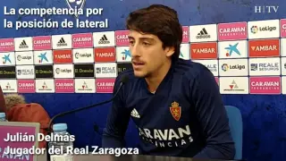Delmás, del Real Zaragoza: "El Málaga es un gran equipo, está hecho para ascender"