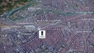 Torre Zaragoza se situará en un enclave único.