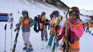 Campaña escolar de esquí de la DPH.