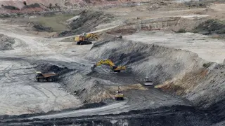 La mina a cielo abierto de Ariño cerró el miércoles por decisión de Samca