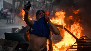 Protestas contra el Gobierno de Maduro en Venezuela