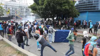 Protesta en contra de Maduro.