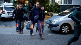 Los mineros asturianos que participaron en el rescate de Julen.