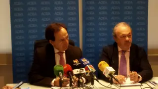 Salvador Arenere, presidente de ADEA y José Guillén, secretario general.