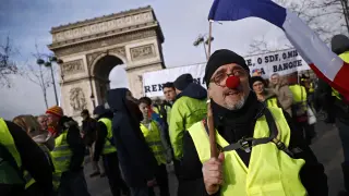 Nuevas protestas de los chalecos amarillos en París