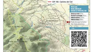 Mapa de la ruta Valdellosa.