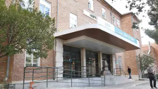 Fachada del Hospital Obispo Polanco de Teruel.