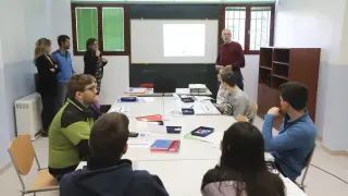 La escuela taller ha arrancado hoy en Huesca y la formación durará un año